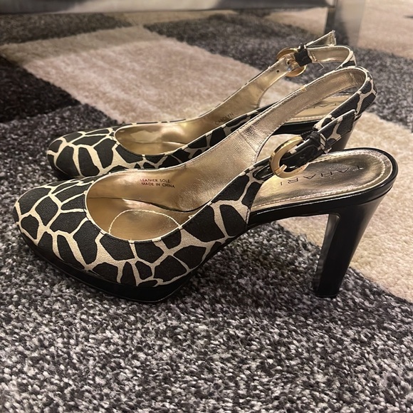 Leopard Print Slingback Heels - Picture 5 of 5